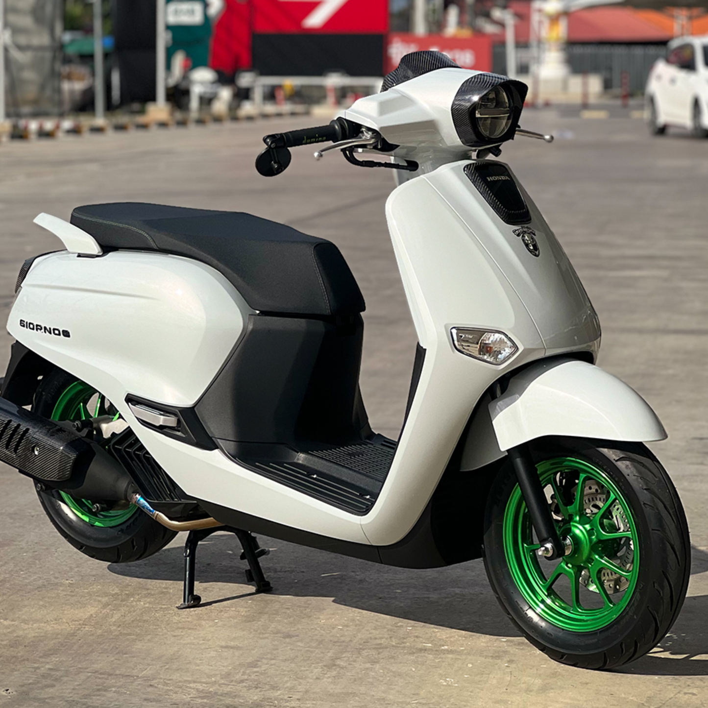 CUSTOM REPLACEMENT FOR HONDA GIORNO+ 125 (CARBON FABRIC WRAP)
